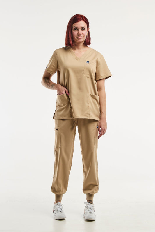 EMMA jogger – Tenue médicale – Femme – Beige