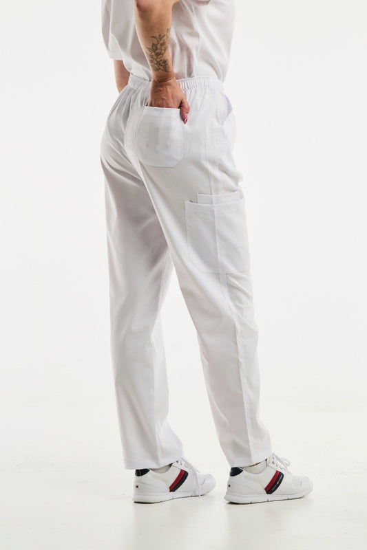 EMMA - Pantalon médical - Femme - Blanc