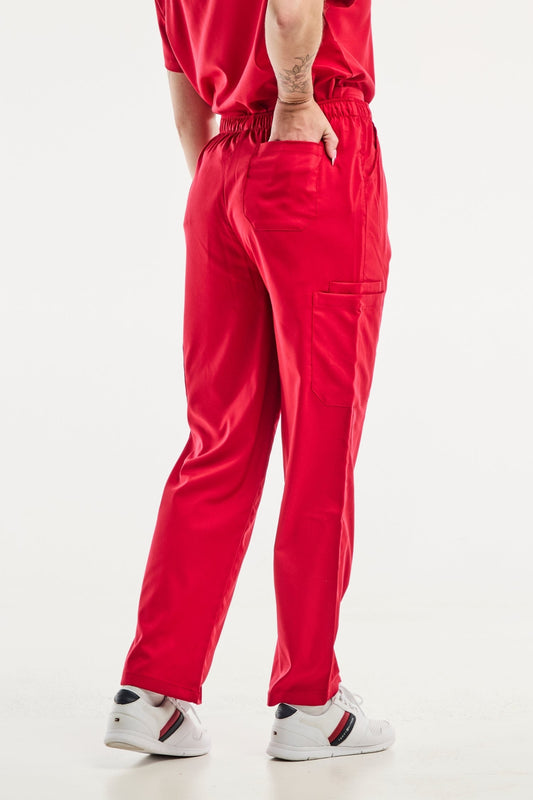 EMMA - Pantalon médical - Femme - Rouge