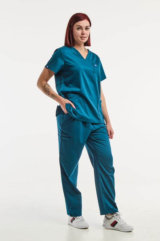 EMMA – Tenue médicale – Femme – Turquoise