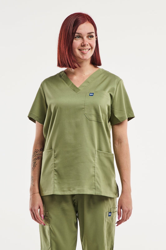 EMMA - Tunique médicale - Femme - Olive
