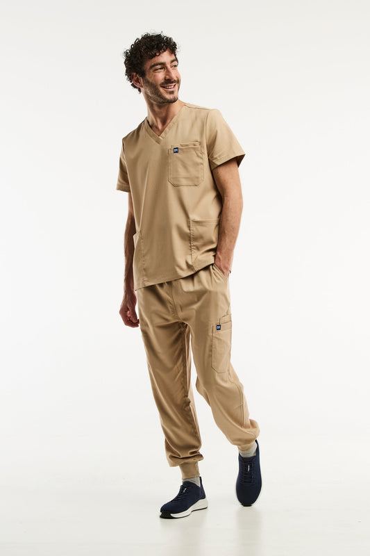 LUCA Jogger - Tenue médicale - Homme - Beige