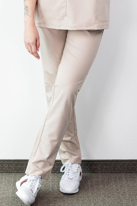Pantalon médical - Beige, Confort