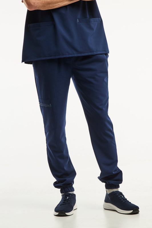 Pantalon médical - Bleu marine, Slimfit