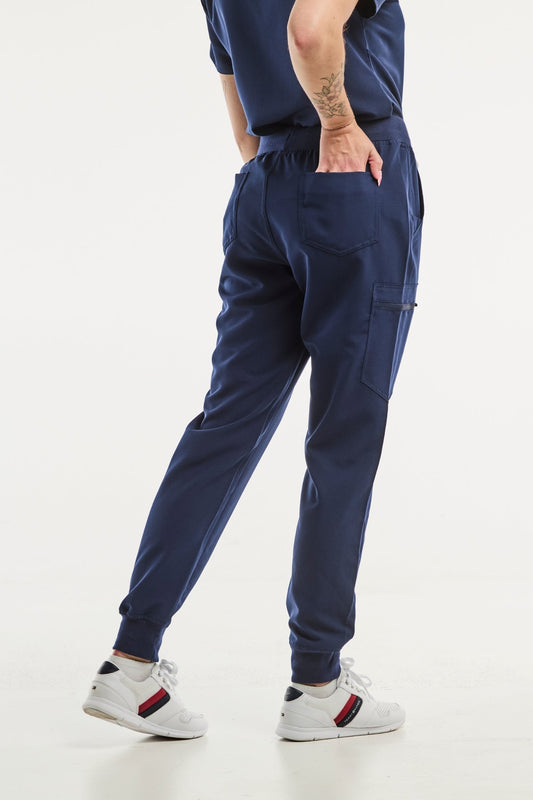 Paris - Pantalon Médicale Stretch - Femme - Bleu Marine