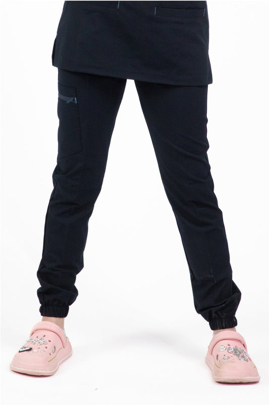 Slimfit– Pantalon médical – Bleu marine