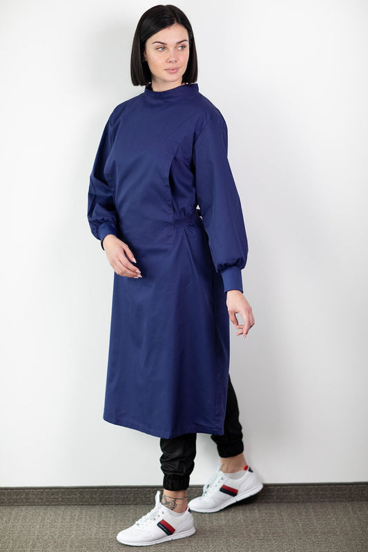 Surblouse en tissu lavable - Unisexe  - Bleu marine