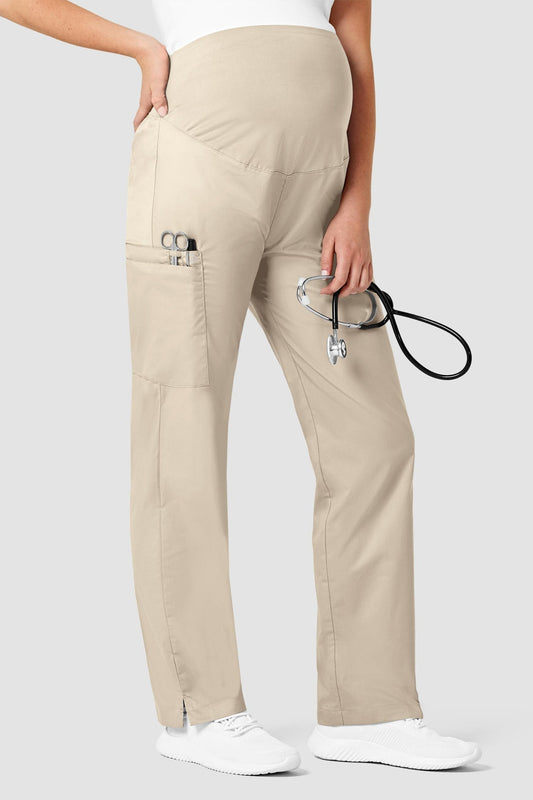 WonderWork - Pantalon médical femme maternité - Beige