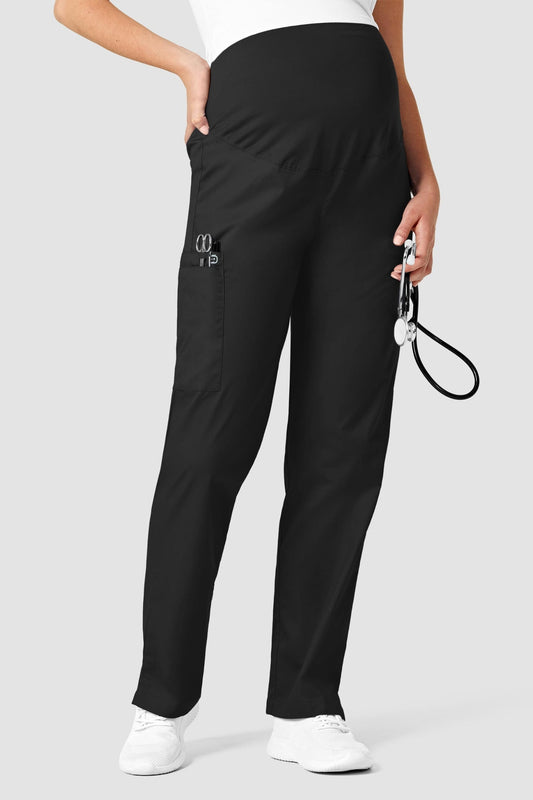 WonderWork - Pantalon médical femme maternité - Noir