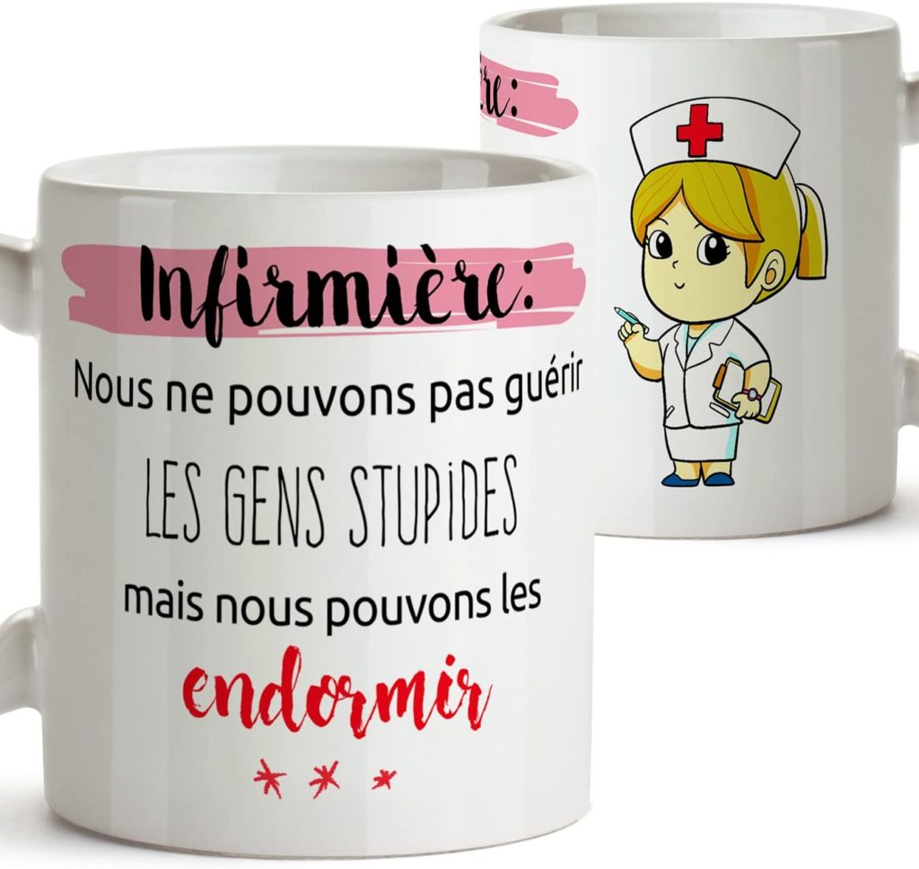 Marque page infirmiere, aide soignante, médecin fimo, cadeau original, idée  cadeau de Noël -  France