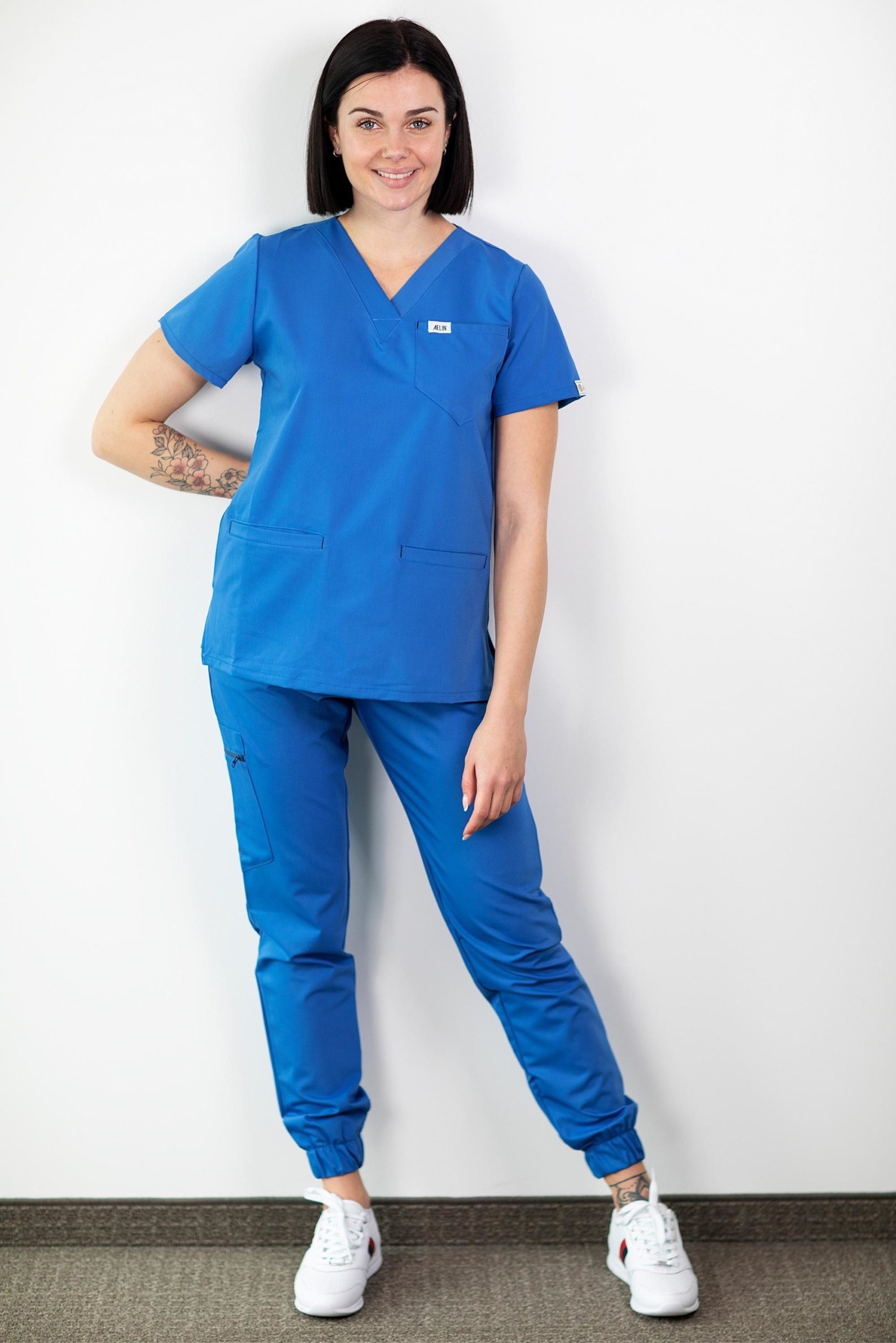 Pantalon médical - Bleu dragée, Confort - Femme - Médecina